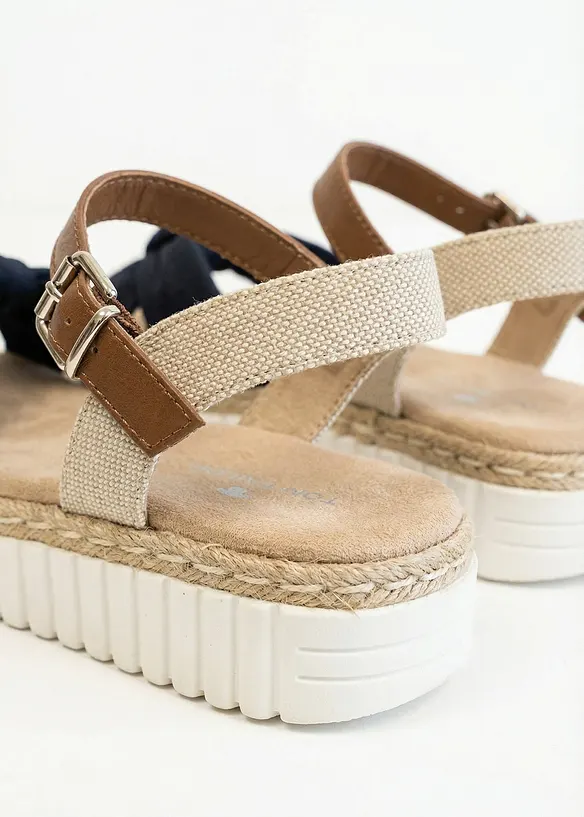 Sandali Tom Tailor con zeppa, Tom Tailor