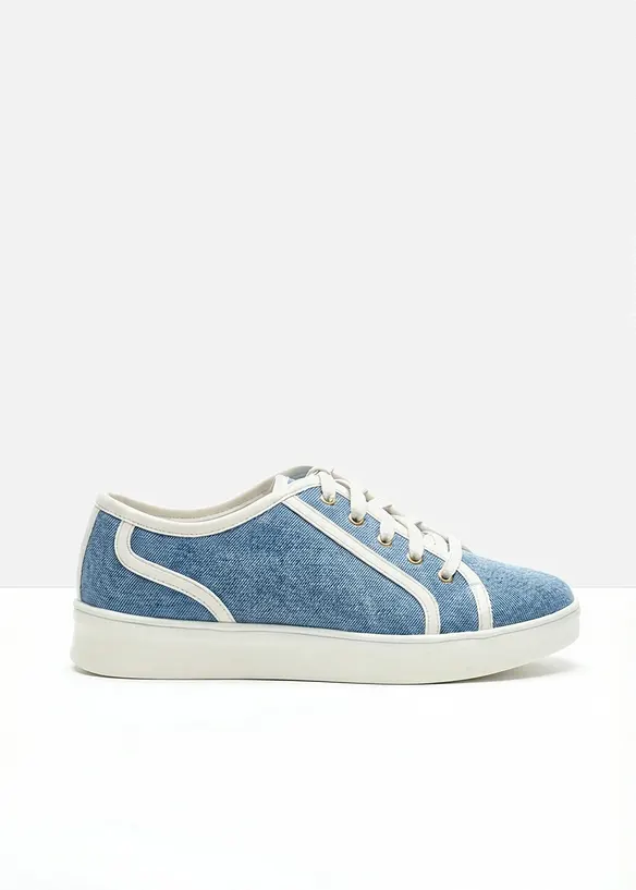 Sneaker effetto denim, bonprix