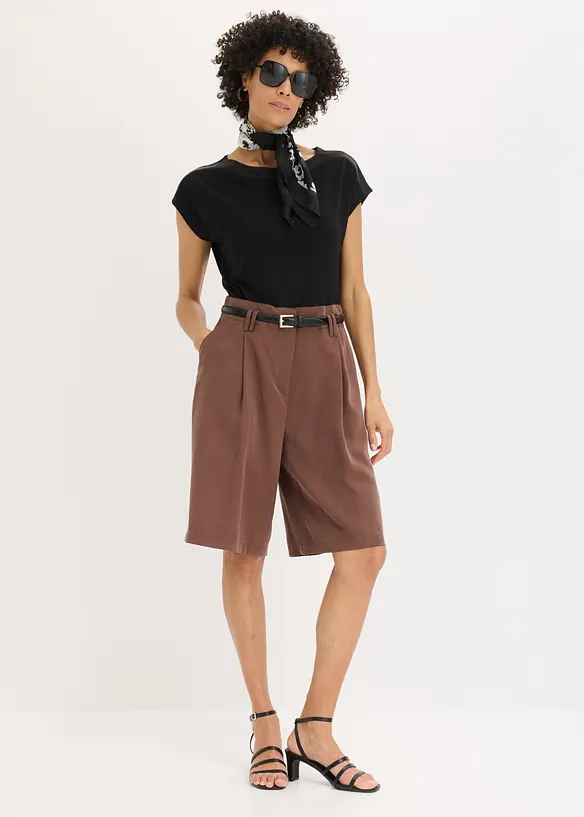 Bermuda in viscosa fluida, bonprix