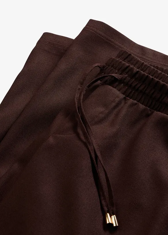 Pantaloni larghi in misto lino, bonprix