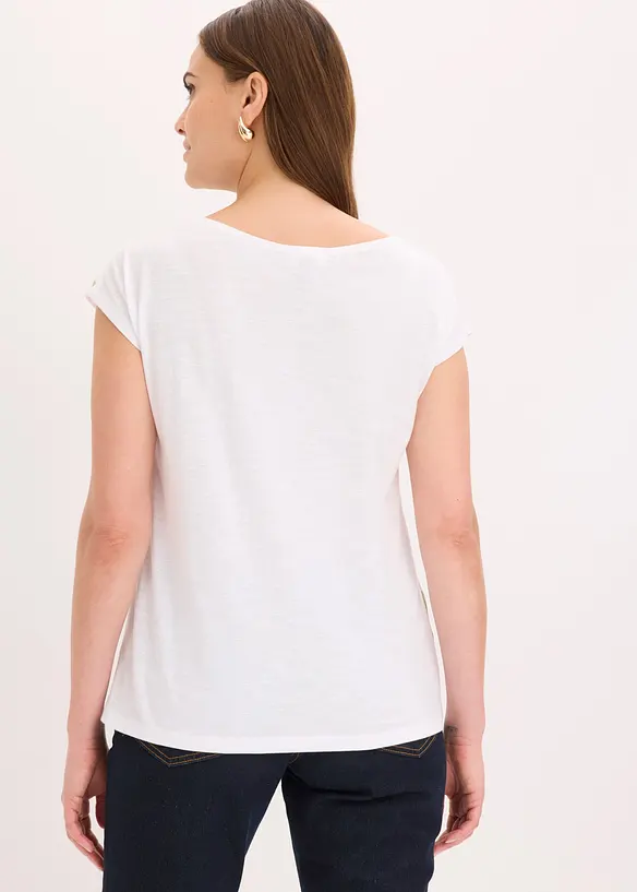 Maglia con paillettes, bonprix