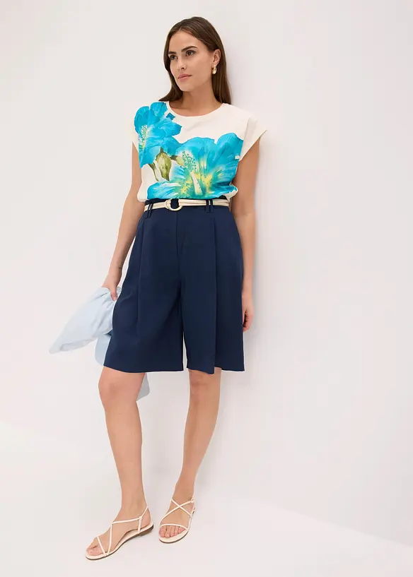 Bermuda in viscosa fluida, bonprix