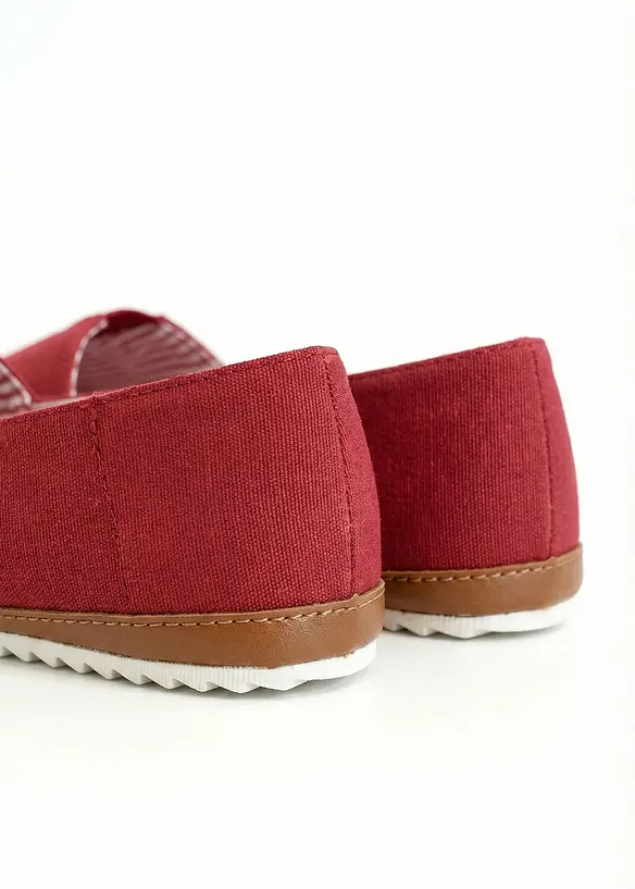 Slip on in tela di cotone, bonprix