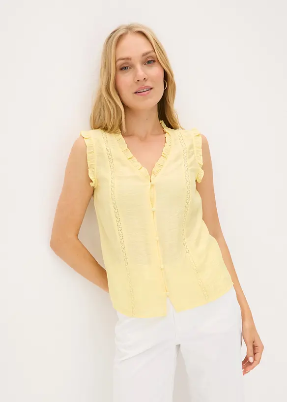 Top con pizzo, bonprix