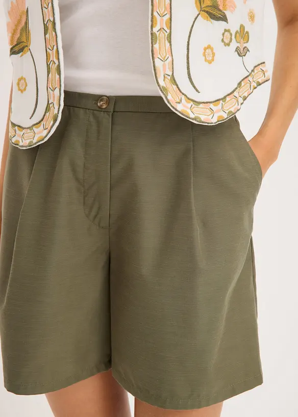 Bermuda con vita comoda, bonprix