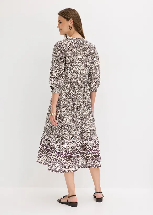 Abito midi in cotone leggero, bonprix