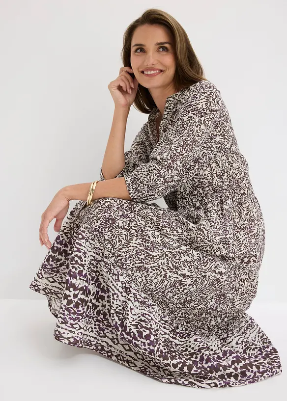 Abito midi in cotone leggero, bonprix