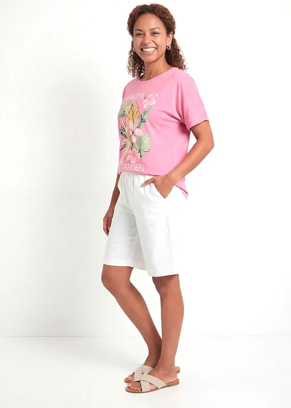 T-shirt boxy in viscosa morbida, bonprix