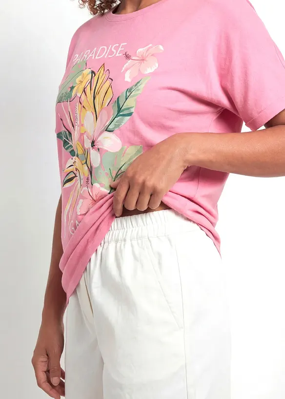 T-shirt boxy in viscosa morbida, bonprix
