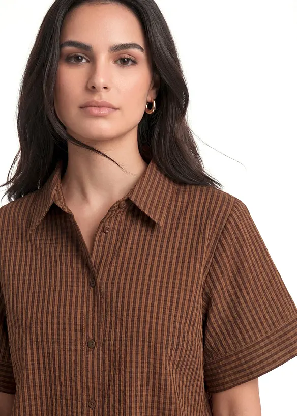 Camicia in seersucker, bonprix