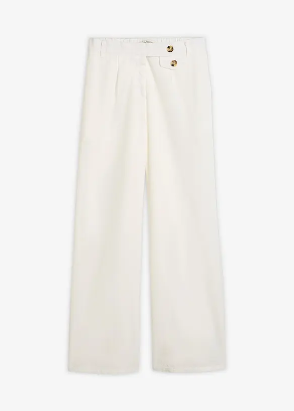 Pantaloni larghi con lyocell, bonprix