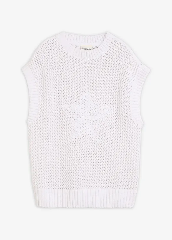 T-shirt in maglia di puro cotone, bonprix