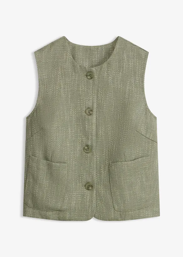 Gilet con scollo rotondo, bonprix