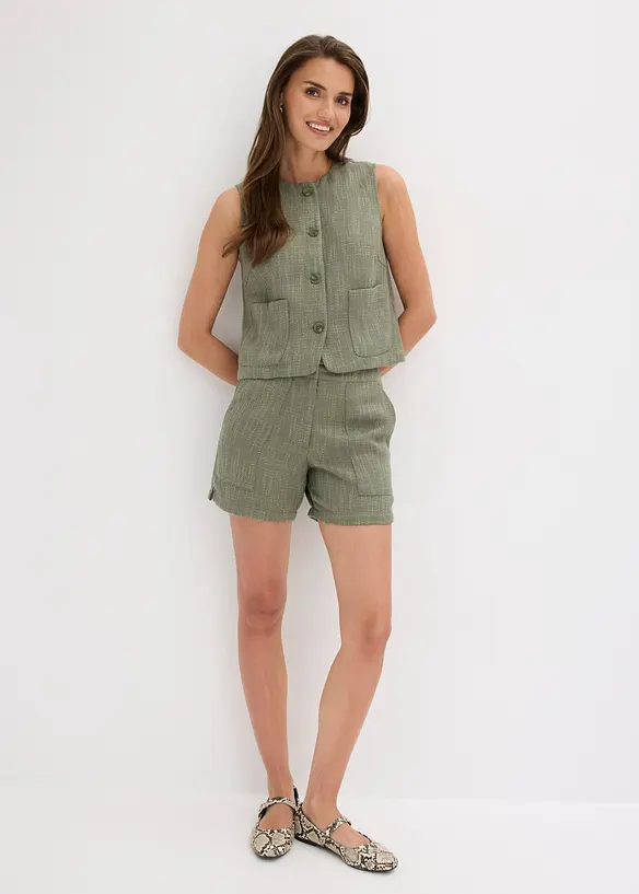 Gilet con scollo rotondo, bonprix
