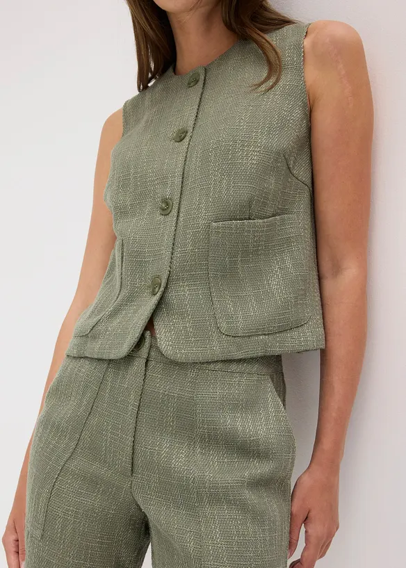 Gilet con scollo rotondo, bonprix