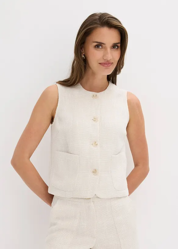 Gilet con scollo rotondo, bonprix