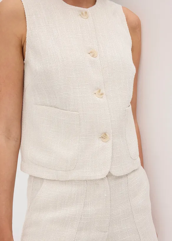 Gilet con scollo rotondo, bonprix
