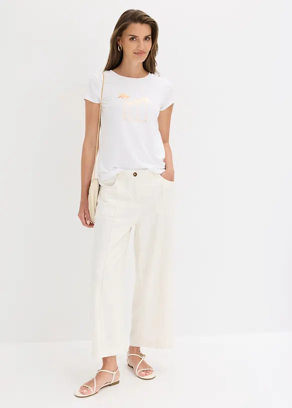 Maglia in cotone elasticizzato, bonprix