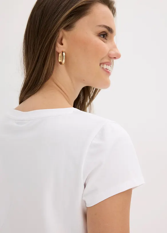 Maglia in cotone elasticizzato, bonprix