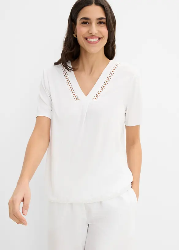 Maglia in misto viscosa, bonprix