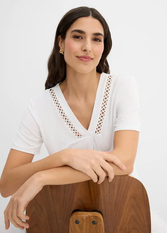 Maglia in misto viscosa, bonprix