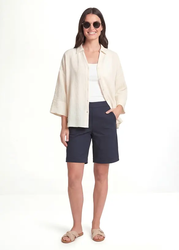 Bermuda in misto cotone, bonprix