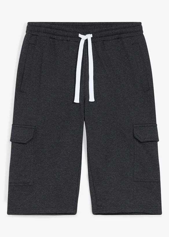 Bermuda cargo in felpa di puro cotone biologico, bonprix