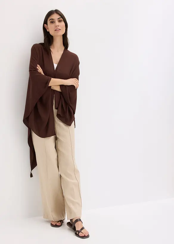 Poncho estivo in pura viscosa, bonprix