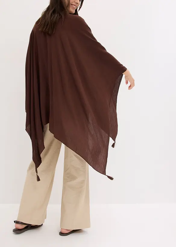 Poncho estivo in pura viscosa, bonprix