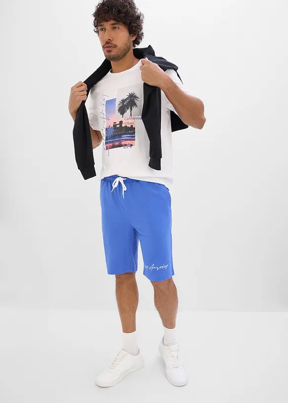 T-shirt e pantaloncini in felpa (set 2 pezzi), bonprix