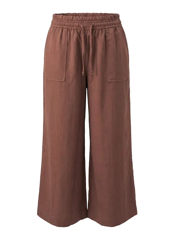 Pantaloni culotte in misto lyocell fluido, bonprix