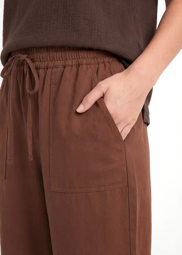 Pantaloni culotte in misto lyocell fluido, bonprix