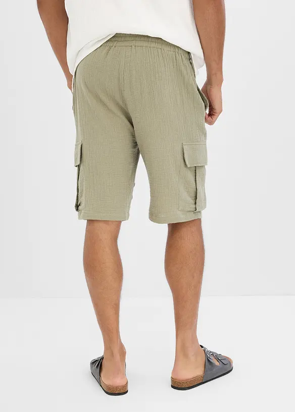Bermuda in mussola leggera, regular fit, bonprix