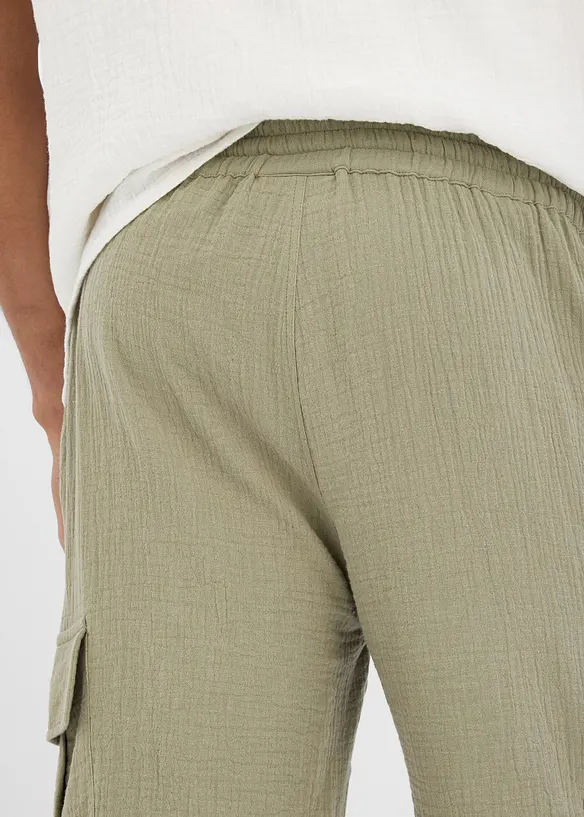 Bermuda in mussola leggera, regular fit, bonprix