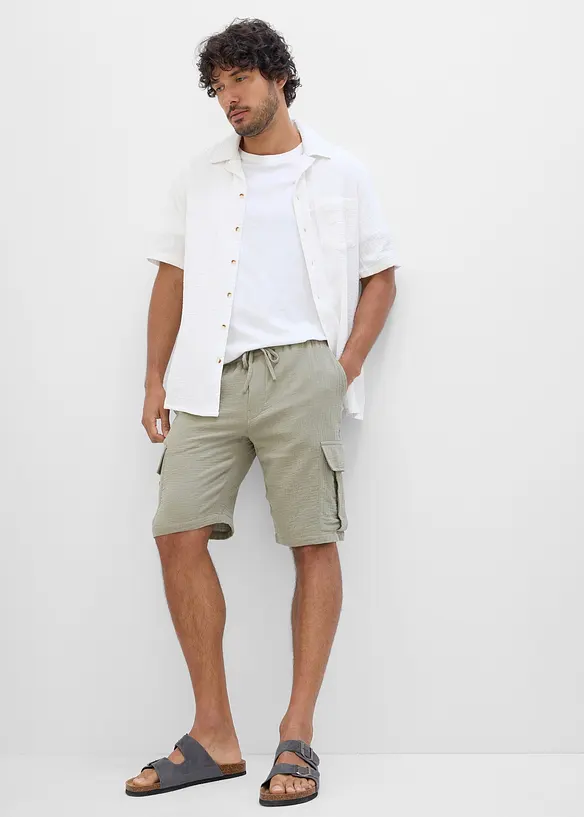 Bermuda in mussola leggera, regular fit, bonprix