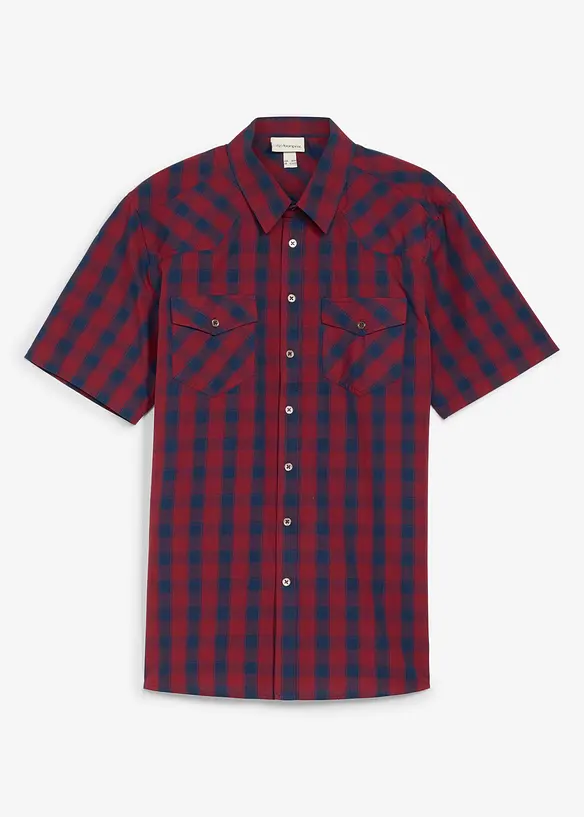 Camicia a maniche corte in puro cotone, bonprix