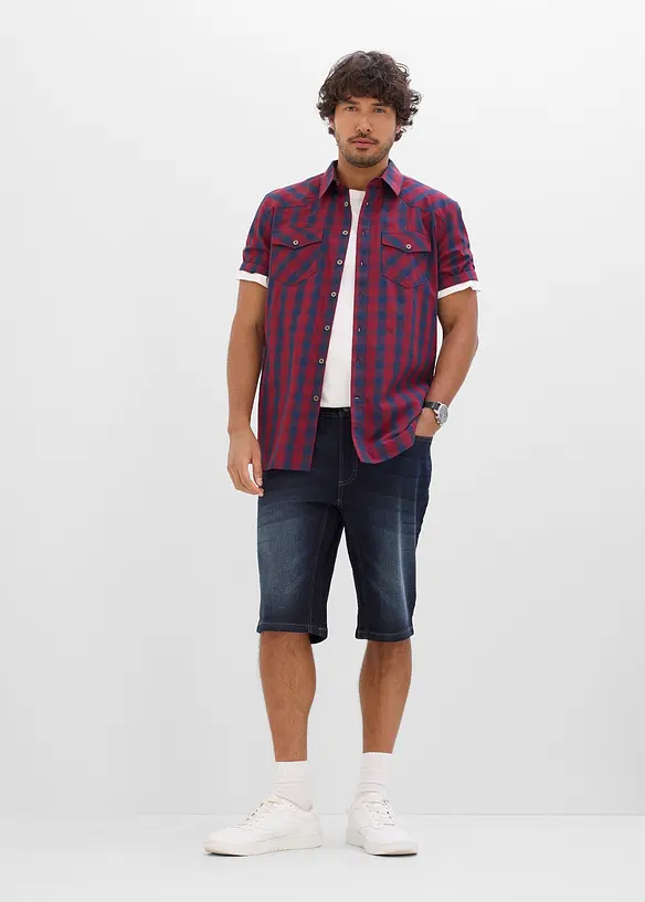 Camicia a maniche corte in puro cotone, bonprix