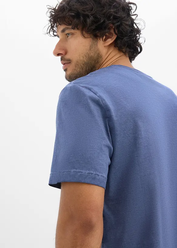 T-shirt in puro cotone biologico con effetto lavato, bonprix