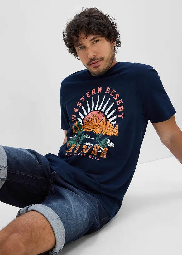 T-shirt in puro cotone biologico, bonprix