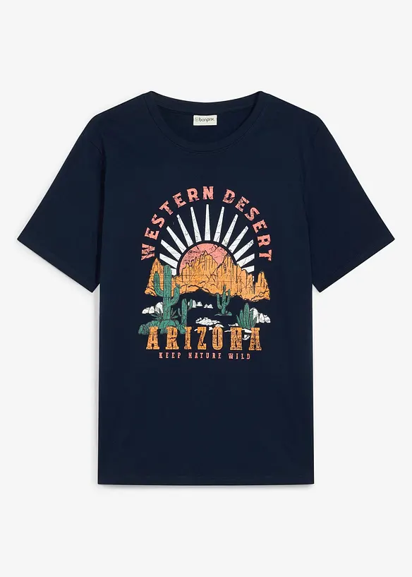 T-shirt in puro cotone biologico, bonprix