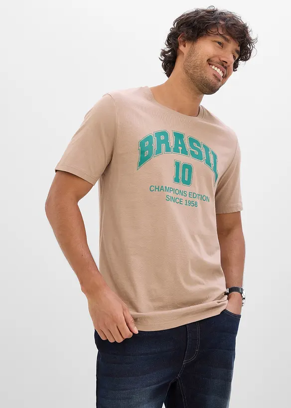 T-shirt del Brasile in puro cotone, bonprix
