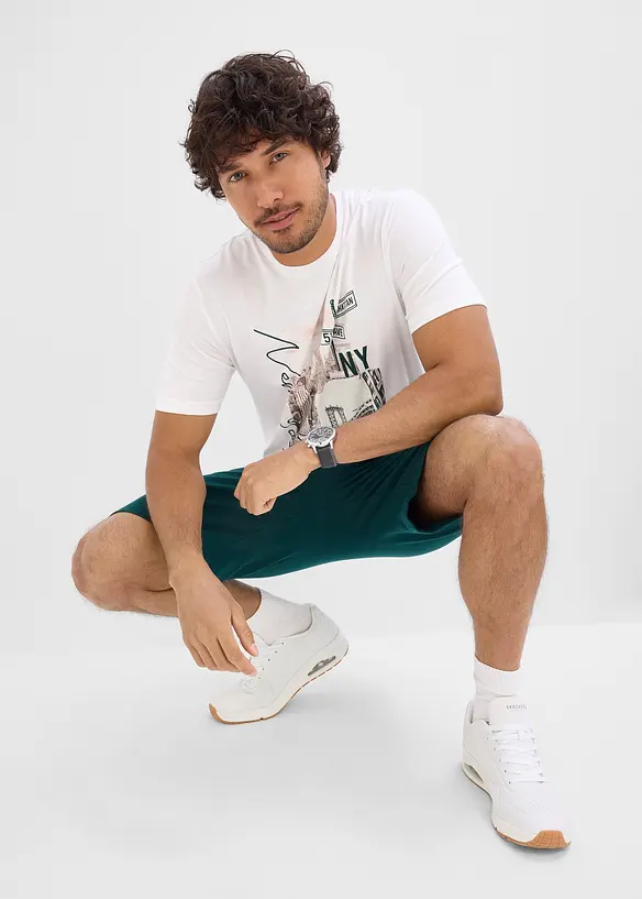 T-shirt e pantaloni corti (set 2 pezzi), bonprix