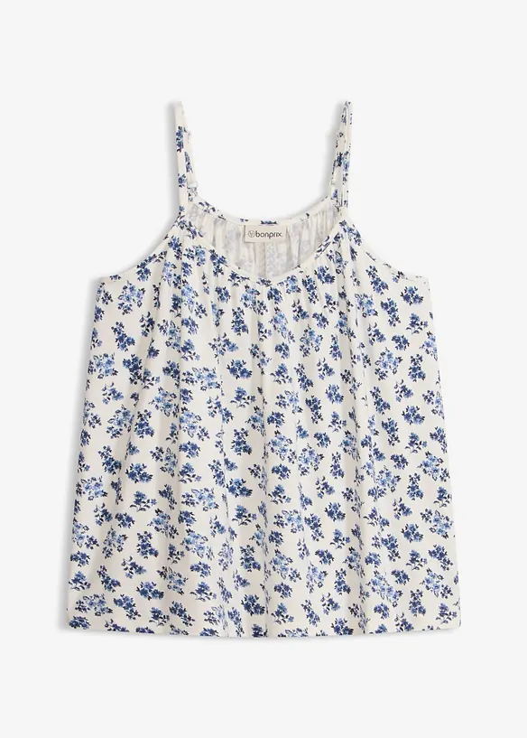 Top in viscosa con spalline sottili, bonprix