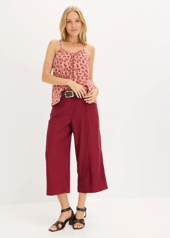 Top in viscosa con spalline sottili, bonprix