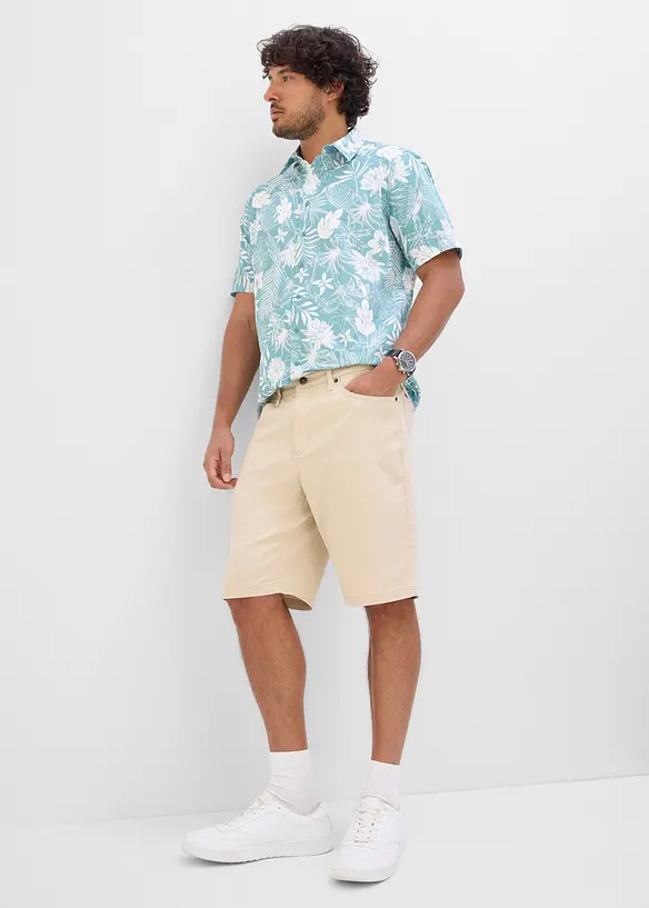 Camicia a maniche corte in puro cotone biologico, bonprix