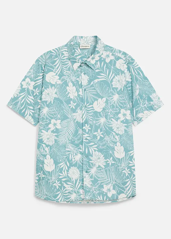 Camicia a maniche corte in puro cotone biologico, bonprix