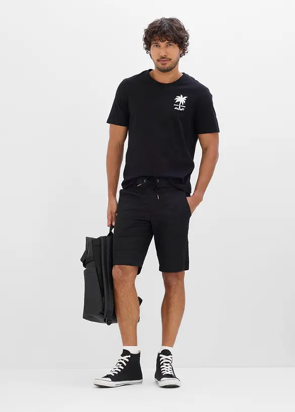 Bermuda elasticizzati con elastico in vita, regular fit, bonprix