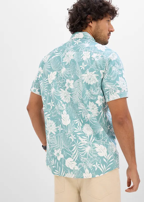 Camicia a maniche corte in puro cotone biologico, bonprix