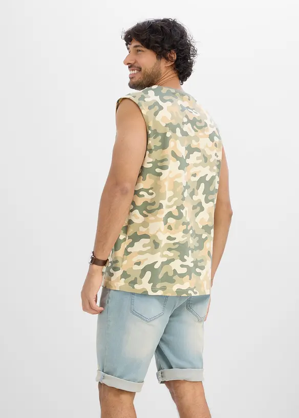 Canotta in puro cotone biologico, loose fit, bonprix