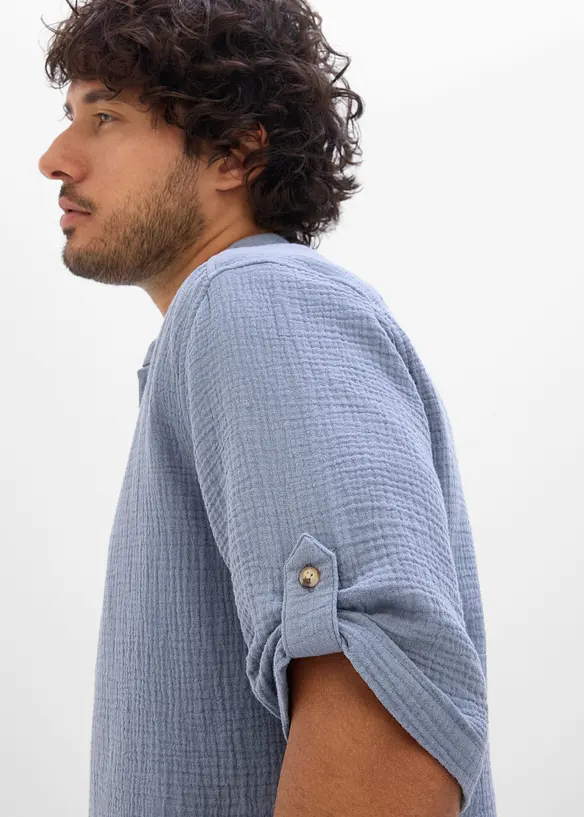 Maglia a maniche corte in mussola leggera, bonprix